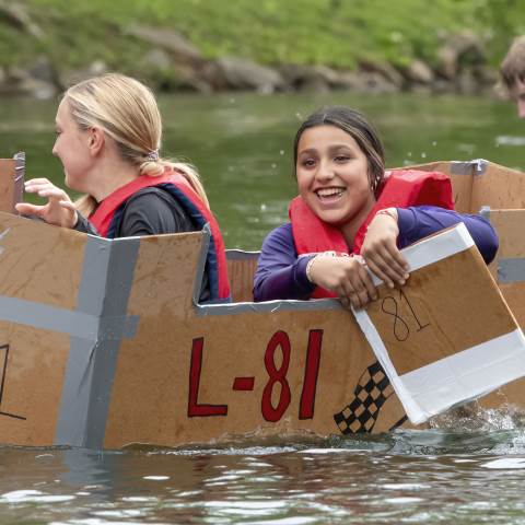 Private Boarding High School | Georgia Boarding Schools | Physics Boat Race