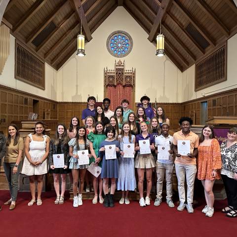 Georgia Private School | Boarding School Near Me | Spanish Honors Society inducts 28 new members