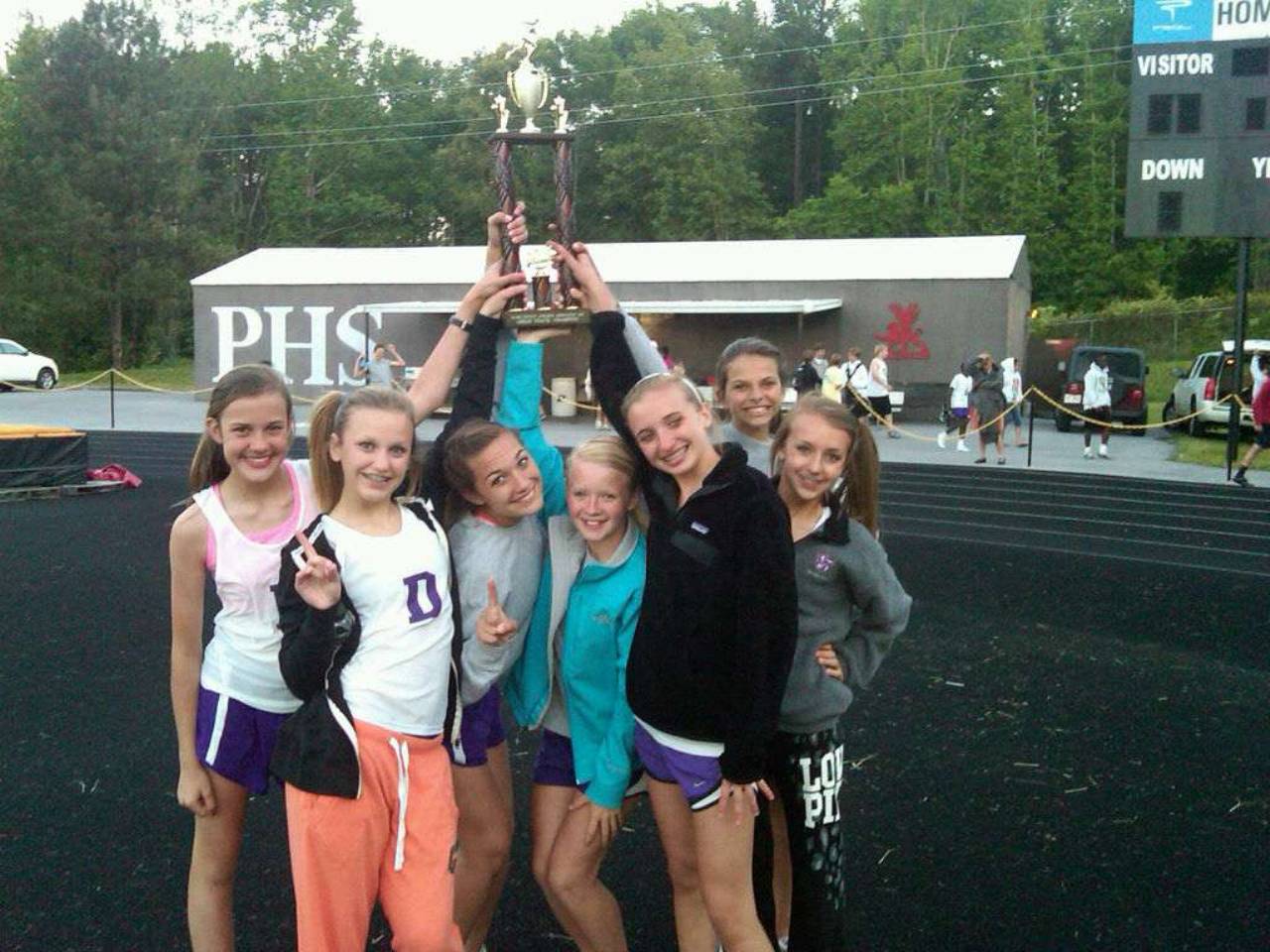 Darlington School Girls Middle School Track Team Wins Area