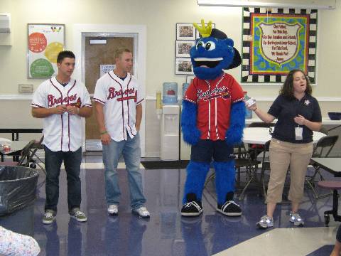 Rome Braves, The Rome Braves mascot, Romey.