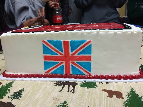This Was For An 11 Year Old Angophile I Tried To Incorporate All Of Her  Loves The Flag Big Ben Double Decker Beatles Car Amp Londo - CakeCentral.com
