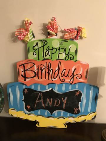 Personalised Vanilla Birthday Cake | Bakery Gifts | NetFlorist