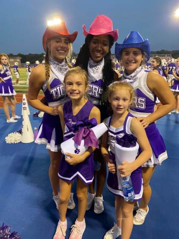 Darlington School: Purple Tie Cheerleaders for the Night