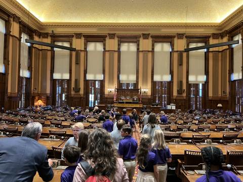 4th Grade Visits State Capitol & Supreme Court Of Georgia