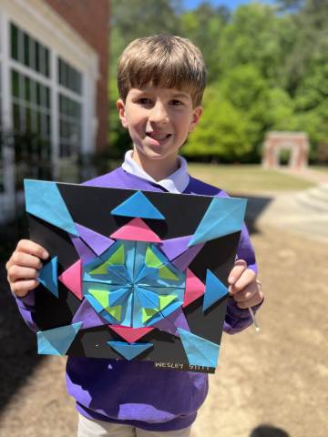 Radial Paper Relief Sculptures (4th/5th)