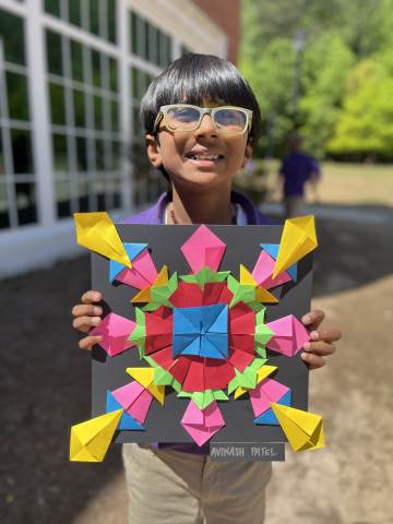 Radial Paper Relief Sculptures (4th/5th)