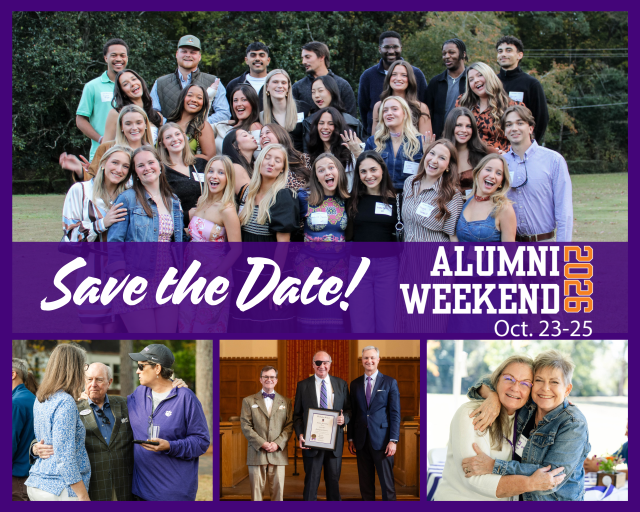 Save the Date! Alumni Weekend 2026 is Oct. 23-25