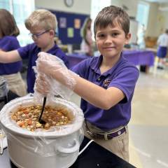 3rd-Graders Prepare for Friendship Feast