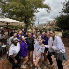 Varsity Cheerleaders Participate in Silent Senior for Senior Week