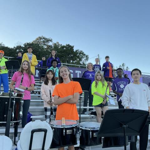 Stadium Band at the Homecoming Game