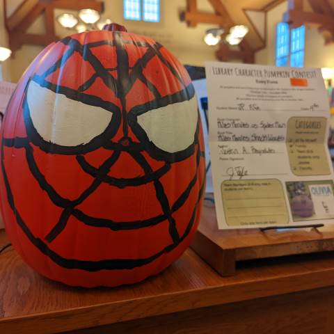 Library Character Pumpkin Contest
