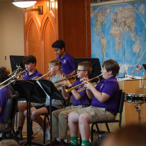 Middle School Band Performs Send-Off Concert for Large Group Performance Evaluation