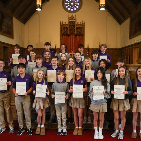 Private Boarding Schools in Georgia | National Junior Honor Society inducts 27