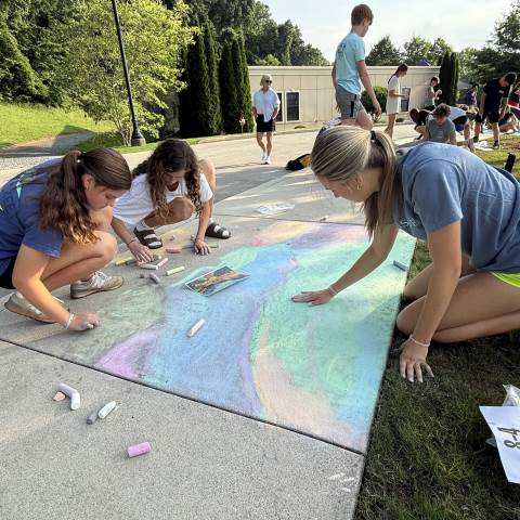 Boarding Schools in Georgia | Private Day School | Grades 6-8 Chalk Competition
