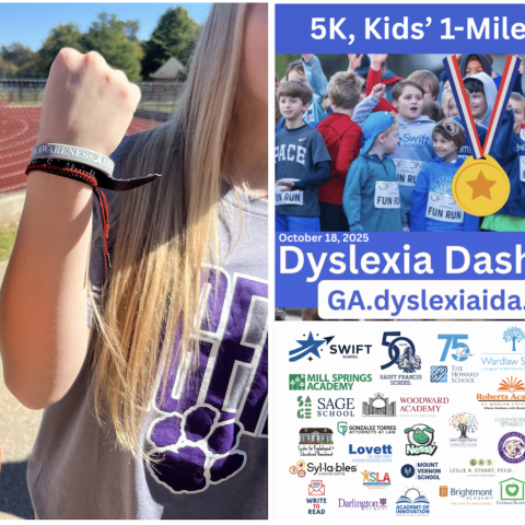 Private Boarding High School | Georgia Boarding Schools | Active Learning Takes to the Track: Middle School Students Dash for Dyslexia Awareness