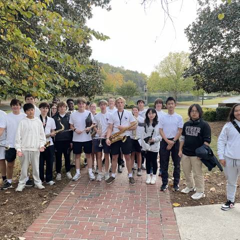 Boarding Schools in Georgia | Private Day School | Stadium Band at Homecoming Game