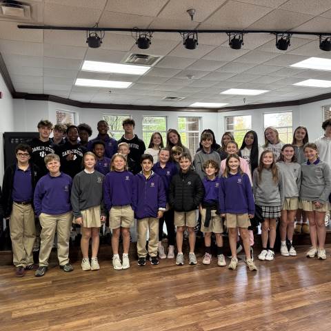 Private Boarding Schools in Georgia | 5th Grade Shares Spain Project with Upper School Spanish 2 Students