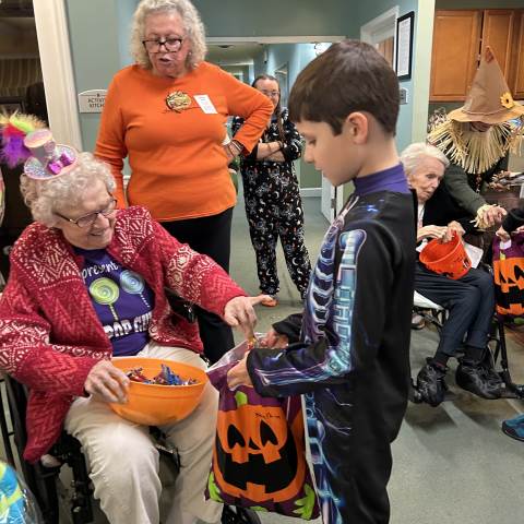 Private Elementary Schools in Georgia | 3rd-Graders Trick-or-Treat at Renaissance Marquis