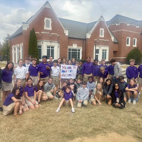 Private Elementary School | Georgia Private Schools | 5th Grade Adopts U.S. Soldiers