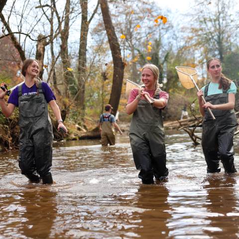 Darlington School Events: Private Boarding SchoolFish Sampling 