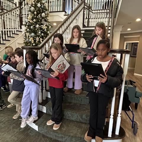 Georgia Private School | Elementary School Near Me | 3rd-Graders Spread Holiday Cheer at Renaissance Marquis