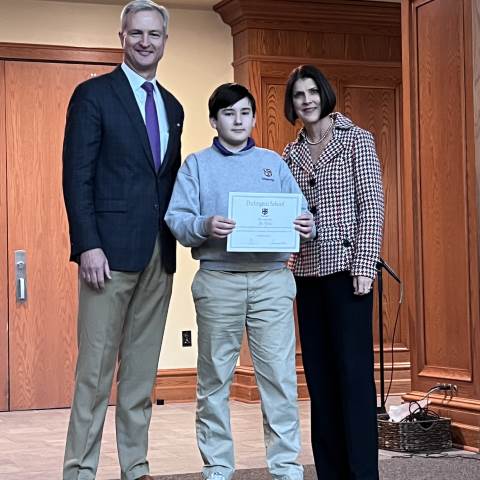 Middle School Honors Students Recognized