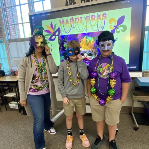 4th Grade Learns about Mardi Gras