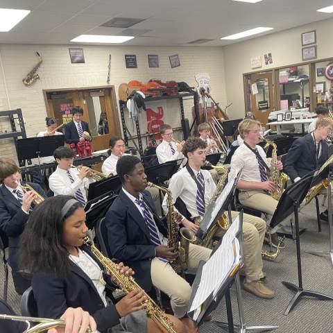 Upper School Band Welcomes Special Guests