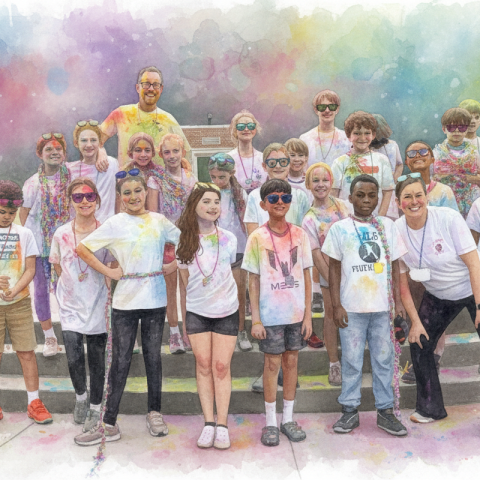 4th Grade Celebrates Holi