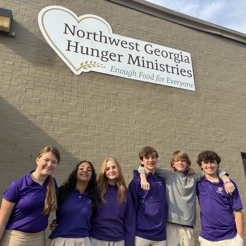 8th Grade Capstone at Northwest Georgia Hunger Ministries 