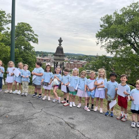 Pre-K Takes a Walking Tour Around Rome